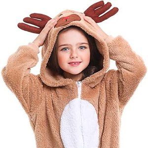 Reindeer onesie pajamas